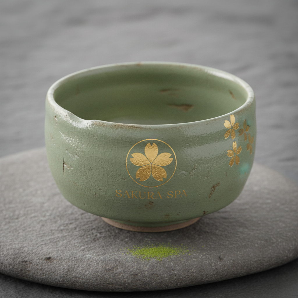 Sakura Spa — Gold Chawan